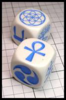 Dice : Dice - 6D - Life Symbols Dice by Kowplow - JA Collection Apr 2024